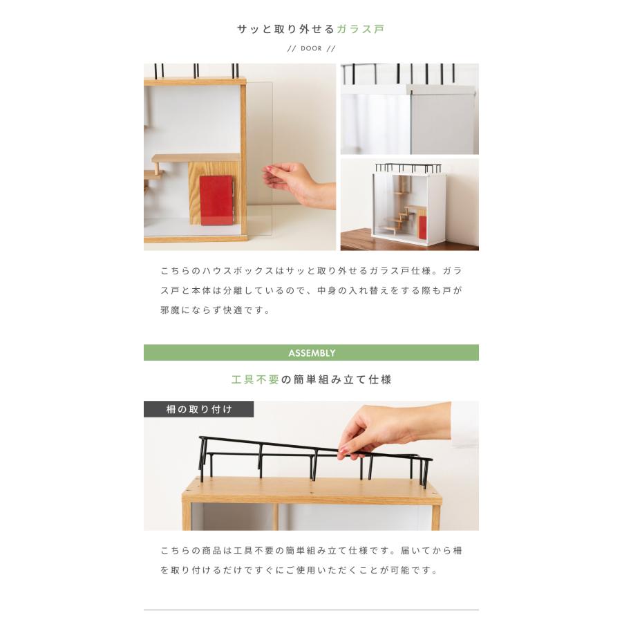 コレクションケース　推しが住む部屋 コレクションボックス ハウスシェルフ お家 屋根 フィギュア