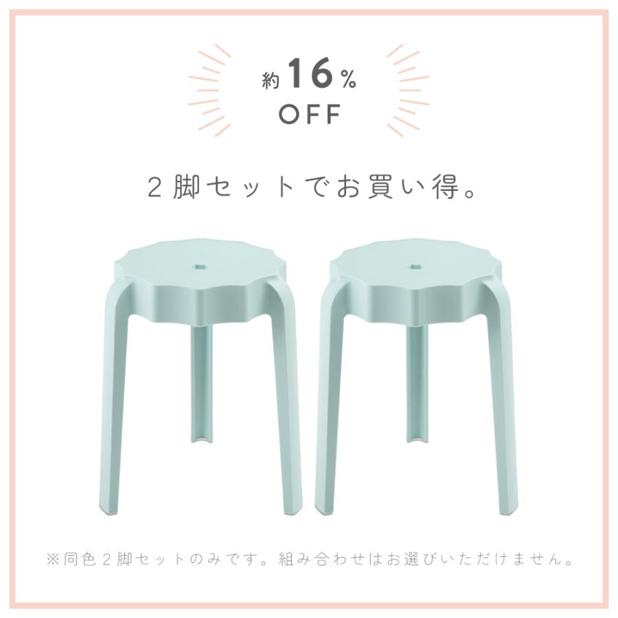 東谷 スツール 丸椅子 2脚セット 高さ45 キッチン 背もたれなし