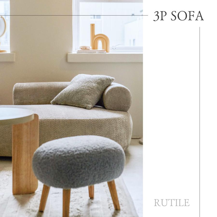 送料込み（直接受取可）東谷　3人掛けソファ　CL-179LGY 東谷 ソファー 3人掛け 幅180cm カウチソファ 片肘 北欧 Sバネ