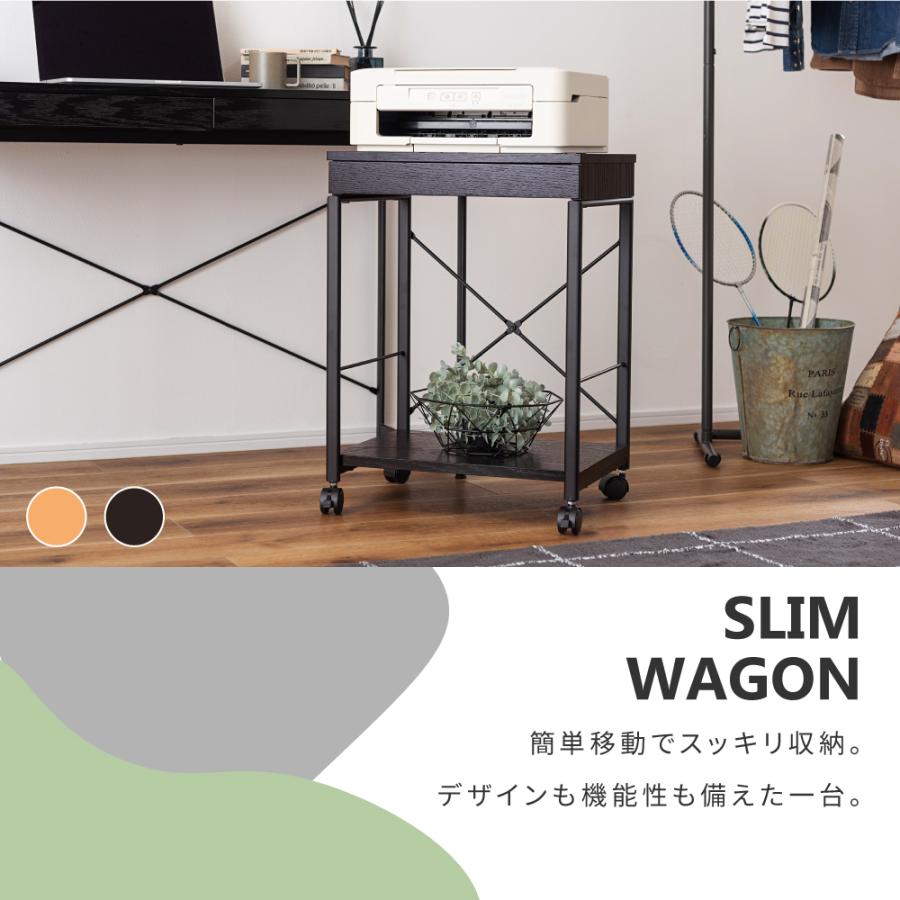 東谷 ワゴン デスク用ワゴン 脇机 サイドテーブル ナイトテーブル