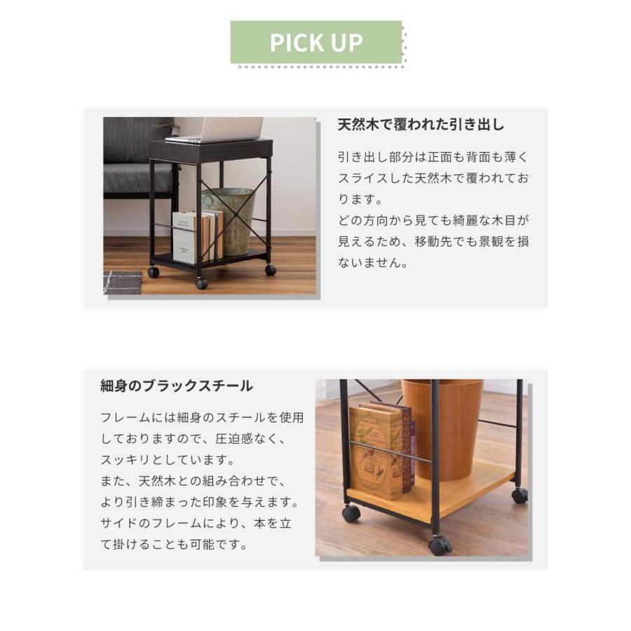 ポストモダン　ラウンドテーブル　キャスターワゴン　サイドテーブル 即納】#持ち手 キャスター付き ラウンド サイドテーブル 全3色