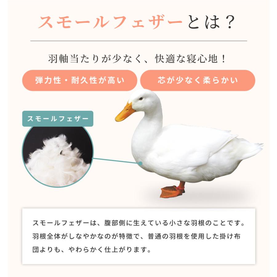 布団セット シングル 4点 羽根布団 布団 フェザー ベッド用 寝具 掛け布団 敷き布団 まくら 枕 マクラ 吸湿 速乾 保温 軽量 ベージュ ブラウン ネイビー カバー | 東谷 | 08