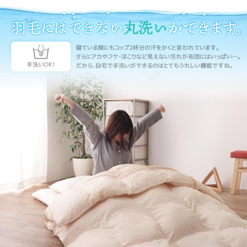布団 掛け布団 シングル 洗える ウォッシャブル 秋 冬 綿布団 抗菌 防臭 軽量 ピーチスキン ほこりがでにくい 手洗い可 ダウン コンフォートダウン 軽い 寝具 | 東谷 | 17