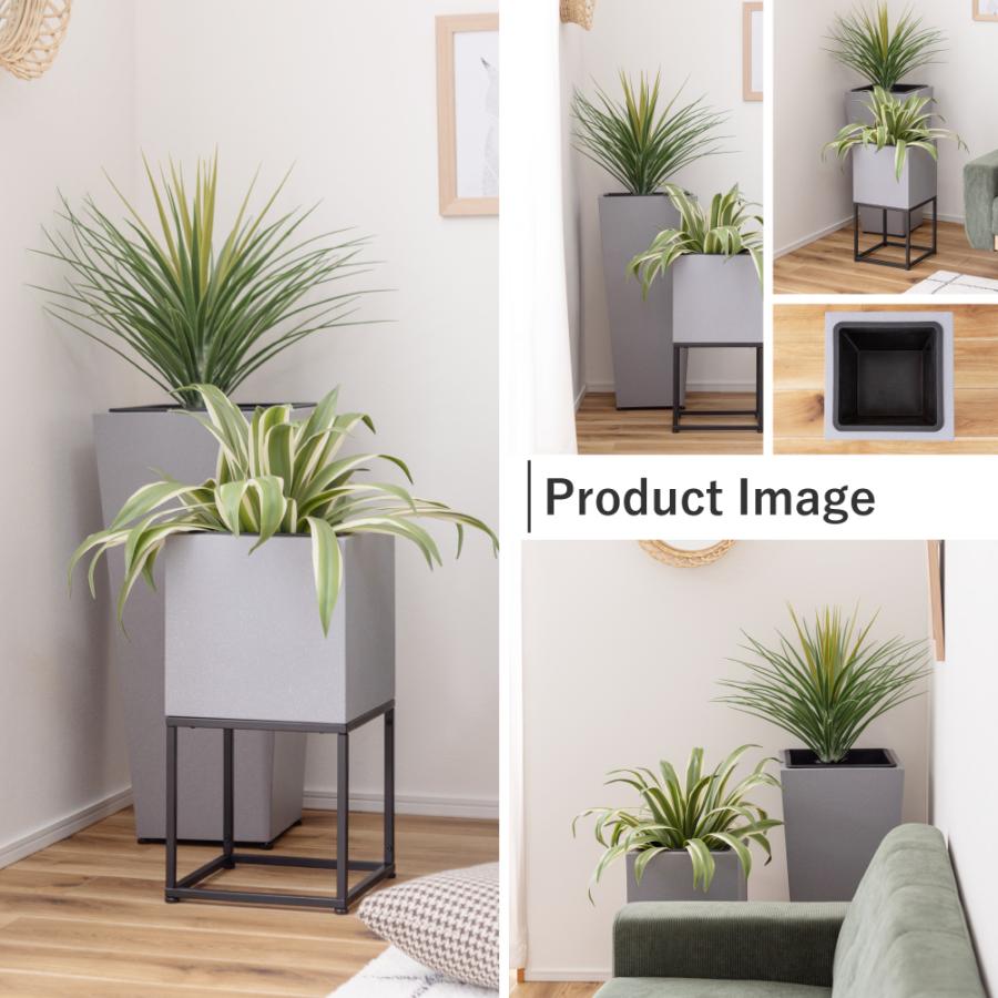 プランター 植木鉢 8号用 単品 おしゃれ モダン グリーンポット 鉢植え