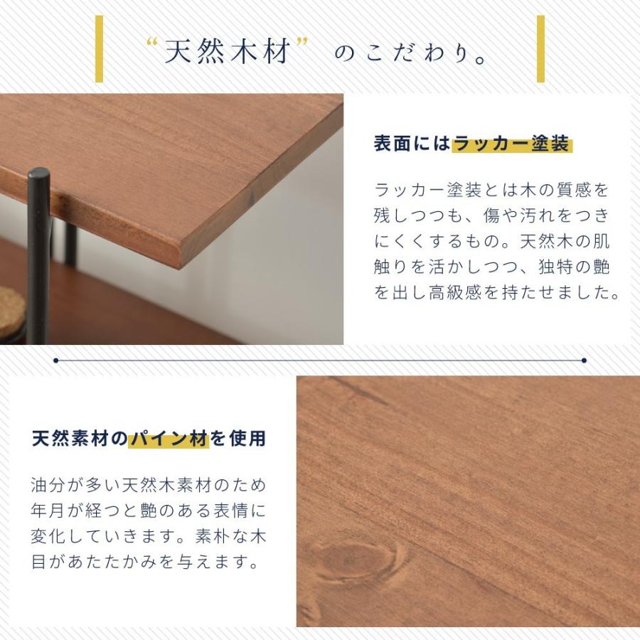 furniture. PINE オープンシェルフ 棚 ラック 木製 PINE WOOD RACK 4段 / BR / オープンシェルフ / 収納棚 / ラック
