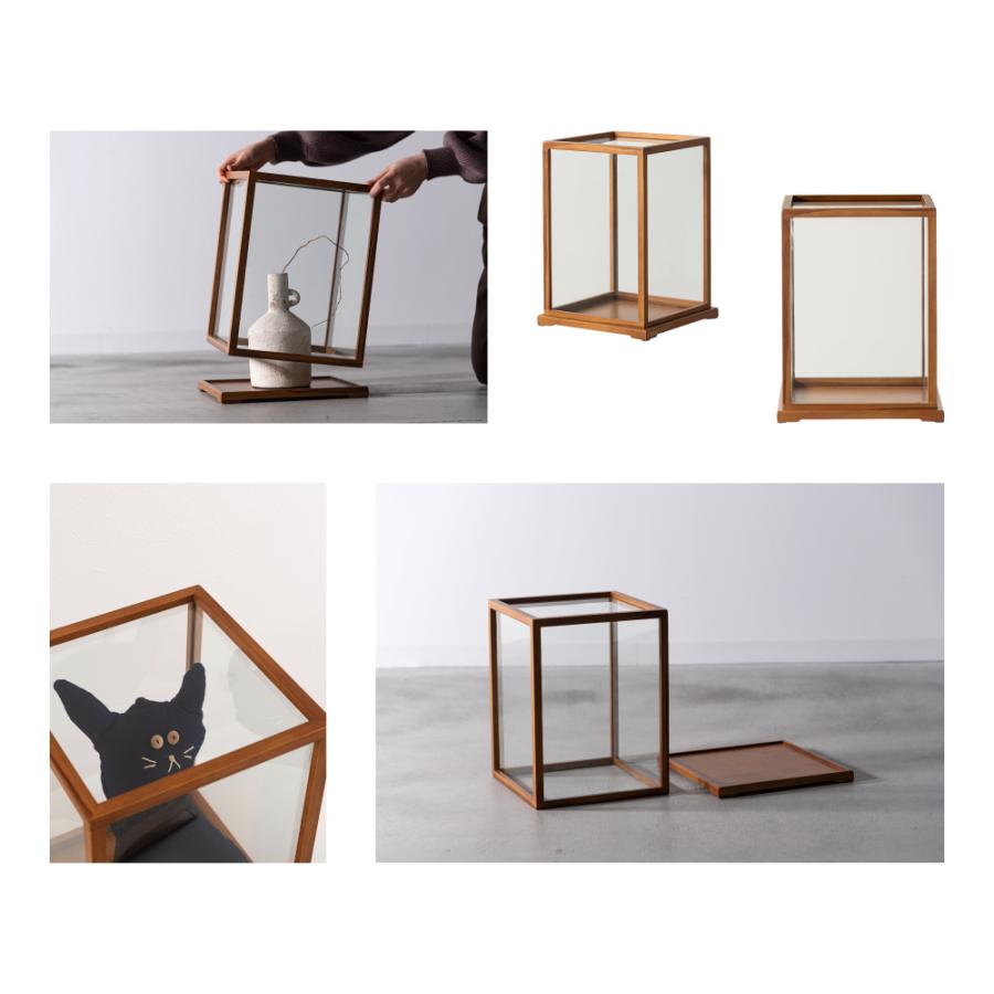 ショーケース ガラス クラシックショーケース フィギュアケース コレクションケース ガラスケース グッズ収納 アクリルスタンド ナチュラル シンプル 推し活 |  | 02