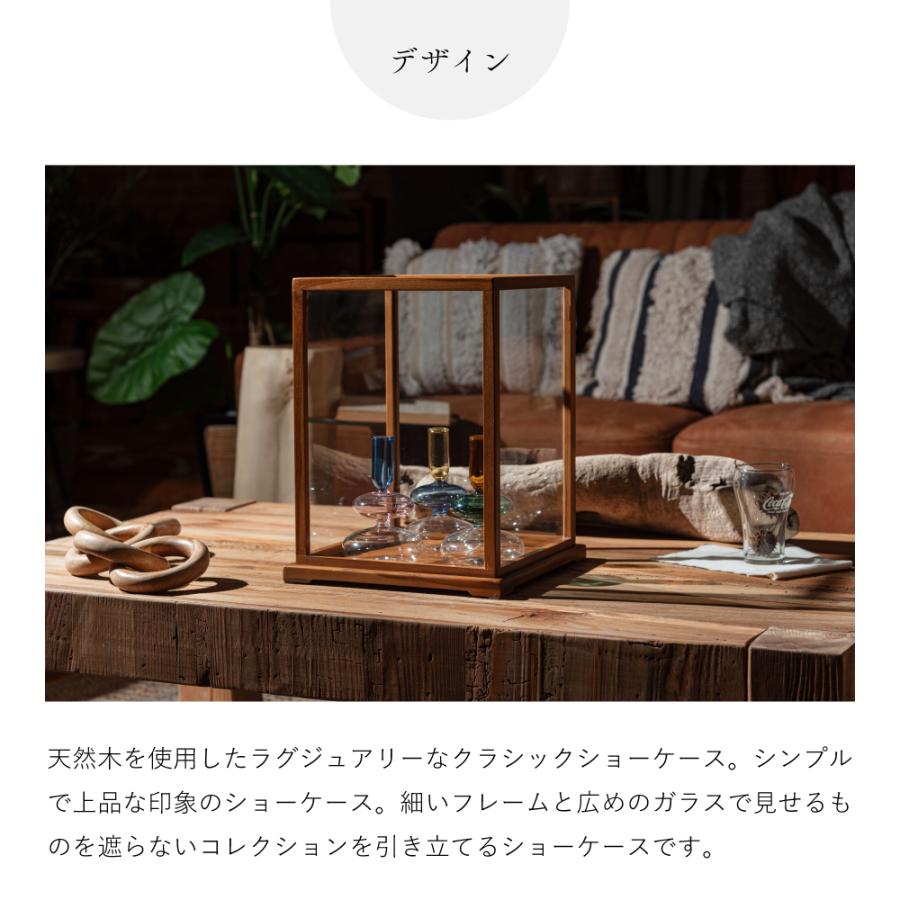 ショーケース ガラス クラシックショーケース フィギュアケース コレクションケース ガラスケース グッズ収納 アクリルスタンド ナチュラル シンプル 推し活 |  | 03