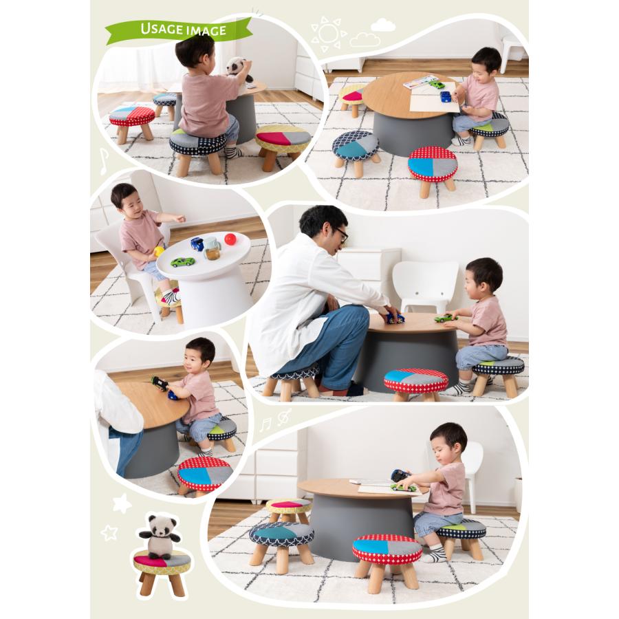 東谷 キッズスツール スツール 子供椅子 椅子 腰掛 おしゃれ 丸