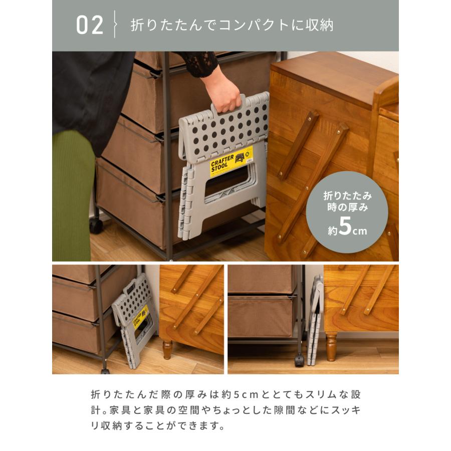 踏み台 脚立 折りたたみ 高さ22 おしゃれ 持ち運び ステップ台 コンパクト スリム トイレ アメリカン アウトドア キャンプ レジャー 敬老の日 ギフト プレゼント |  | 09