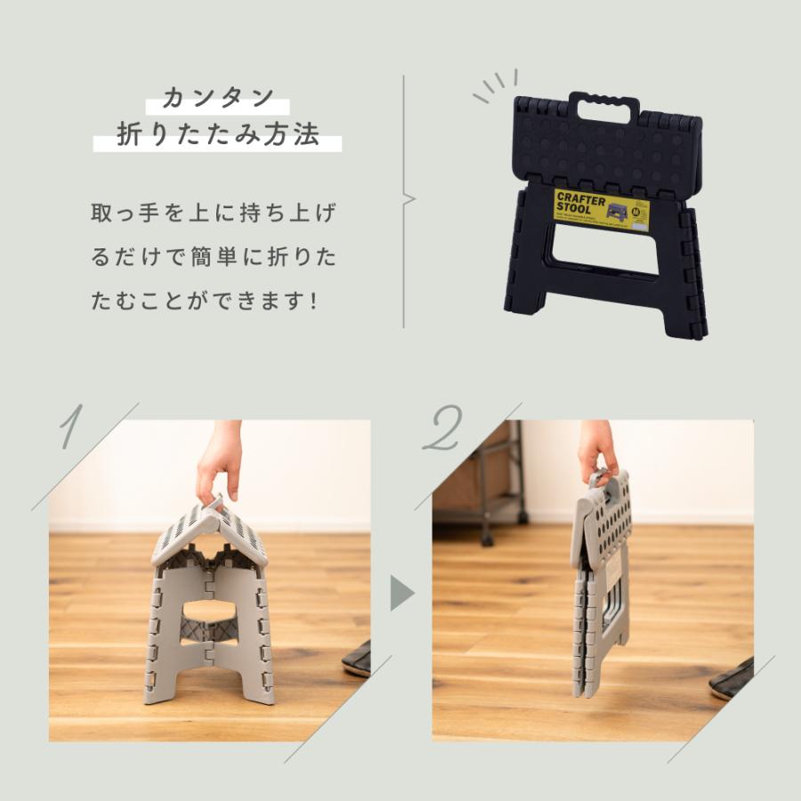 踏み台 脚立 折りたたみ 高さ22 おしゃれ 持ち運び ステップ台 コンパクト スリム トイレ アメリカン アウトドア キャンプ レジャー 敬老の日 ギフト プレゼント |  | 10