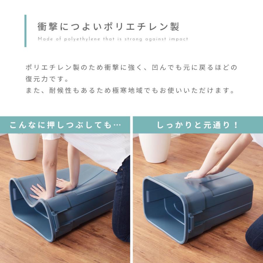 ゴミ箱 2個セット 50リットル 50l おしゃれ 分別 屋外 ごみ箱 蓋付きゴミ箱 ダストボックス フタ付き ごみ 大きめ 国産 日本製 グリーン ネイビー ホワイト | 東谷 | 07