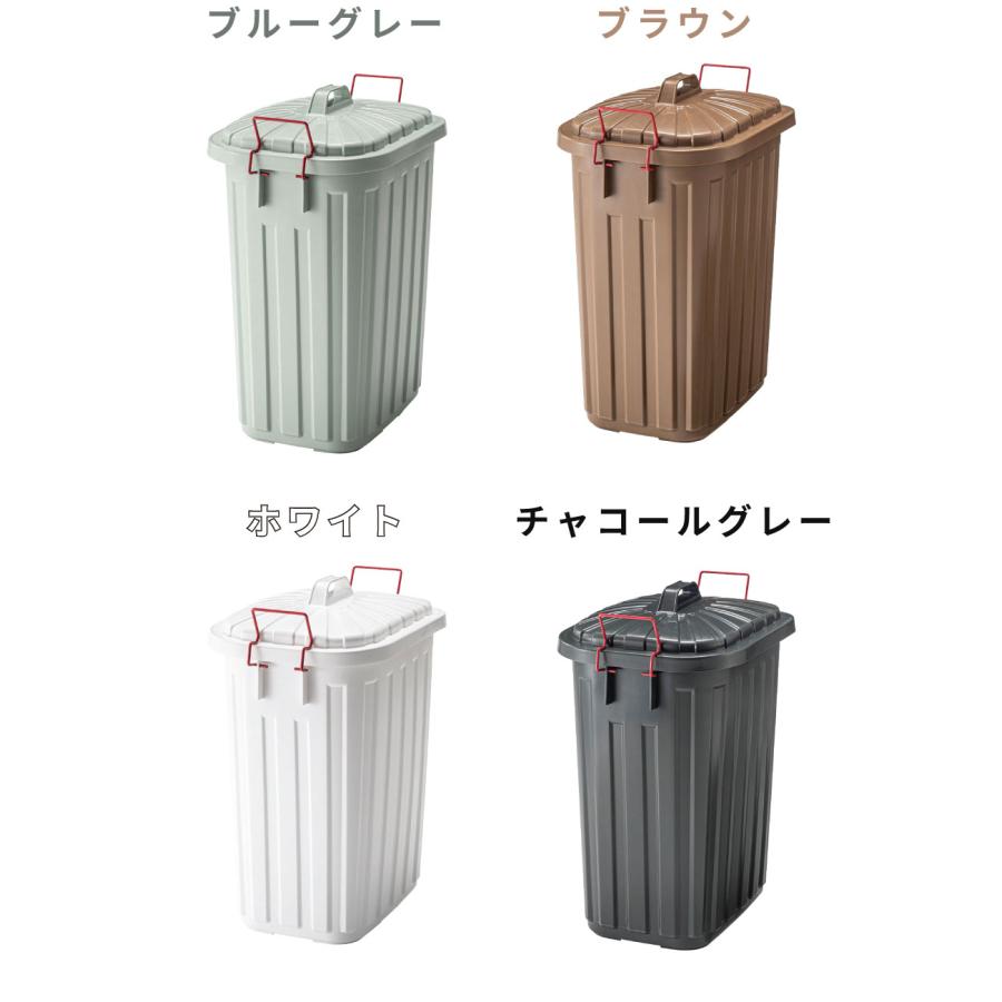 ゴミ箱 60リットル おしゃれ 屋外 分別 キッチン 北欧 フタ付き シンプル ダストボックス 大容量 日本製 国産 頑丈 丈夫 外置き 耐衝撃 ポリエチレン ロック |  | 19