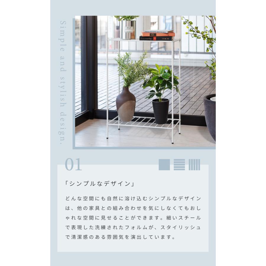 東谷 ラック 2段 スチールラック 棚 オープンラック スタイリッシュ