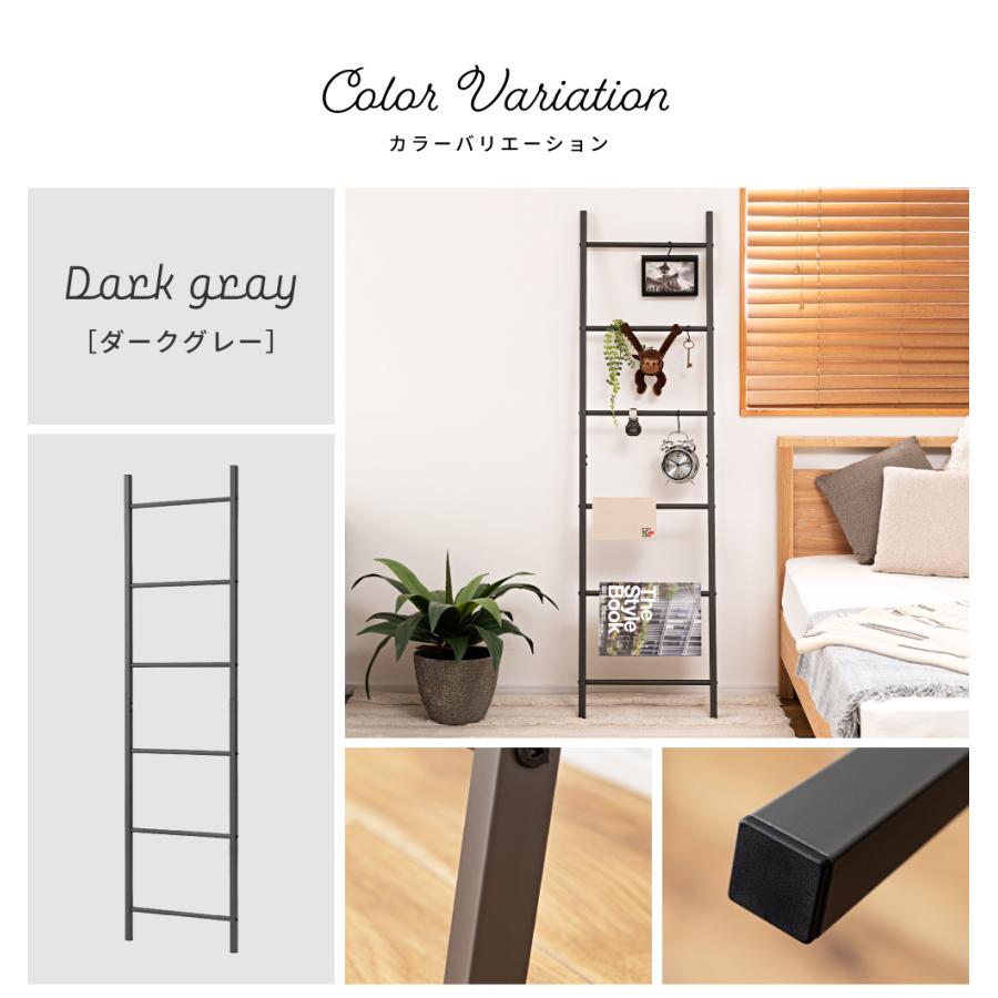 東谷 ラダーラック 立てかけ 高さ150.5 ハンガーラック スリム