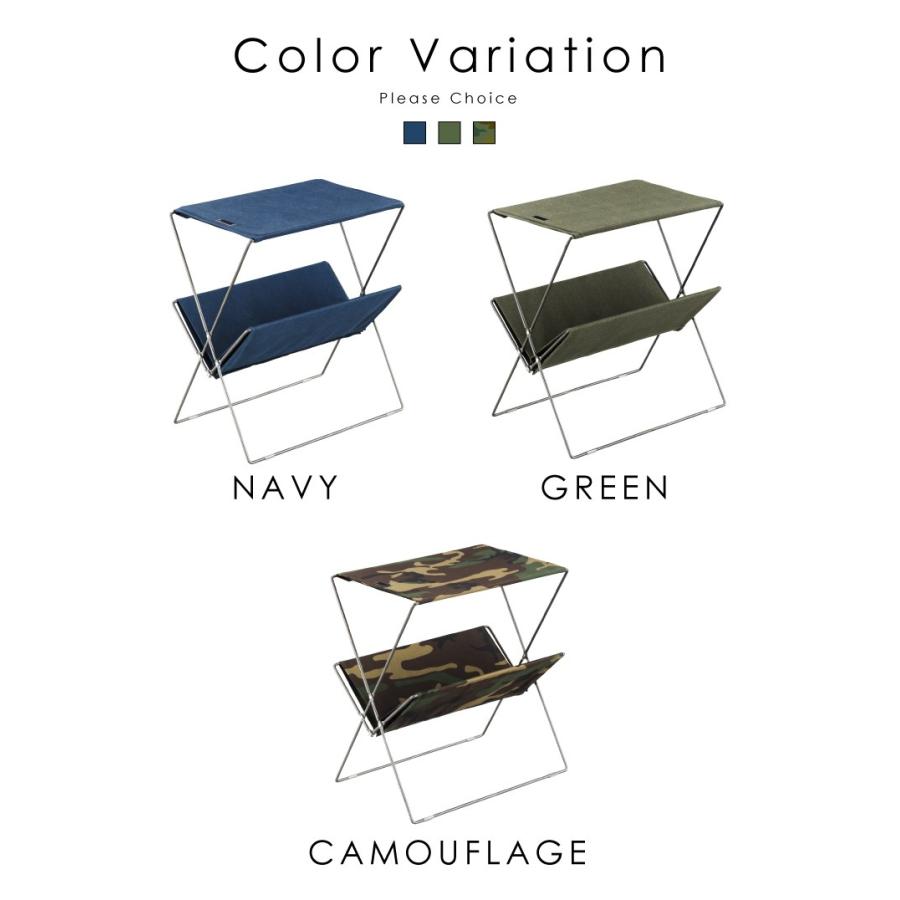 東谷 アウトドアテーブル 折りたたみ 軽量 サイドテーブル 収納