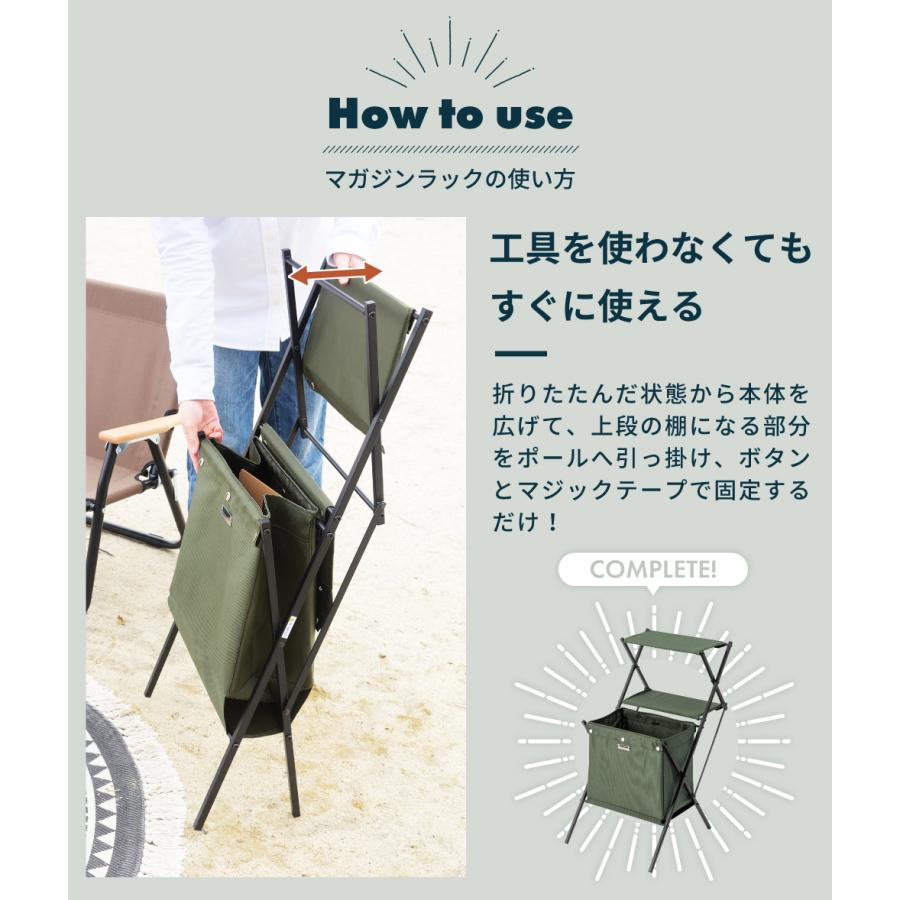アウトドア 折りたたみ キャンプ BBQ 緑 マガジンラック サイドテーブル アウトドア 折りたたみ キャンプ BBQ 緑 マガジンラック サイド