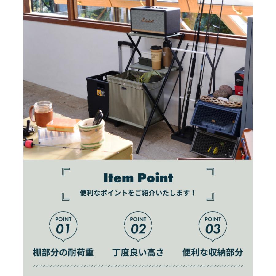 東谷 収納 折りたたみ アウトドア キャンプ レジャー サイドテーブル