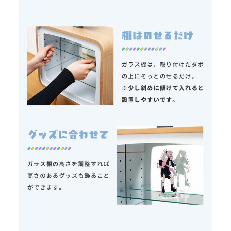 コレクション収納 ぬい収納 可動棚 アクスタ 収納 推し活 グッズ収納