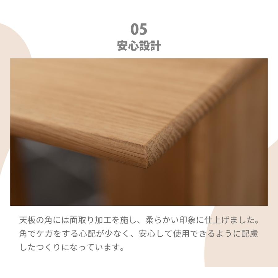東谷 サイドテーブル ベッドサイドテーブル ナイトテーブル スリム