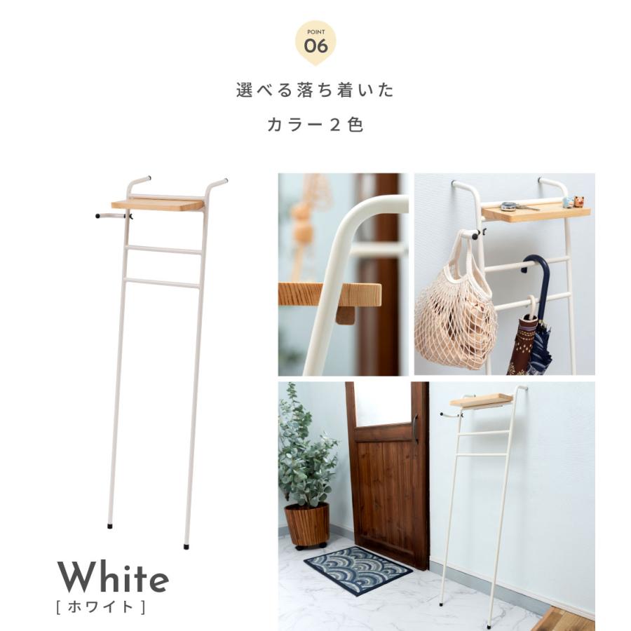 傘立て おしゃれ スリム 外置き コンパクト アンブレラスタンド アイアン 傘立てスリム 傘 収納 引っ掛け 白 黒 シンプル 玄関 省スペース アンブレラハンガー | 東谷 | 14