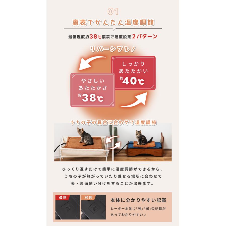 ペット用ヒーター ペット ヒーター Lサイズ 床暖房 温度調節 断線防止