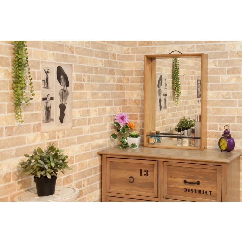 東谷 ミラー NW-115 1376 東谷 鏡 卓上 卓上ミラー 卓上鏡 大きい ミラー 木製 置き鏡 木製卓上