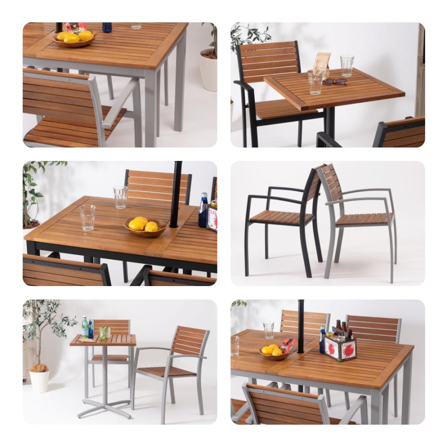 東谷 ダイニングチェア 椅子 おしゃれ アルミ 木製 天然木 木 チェア