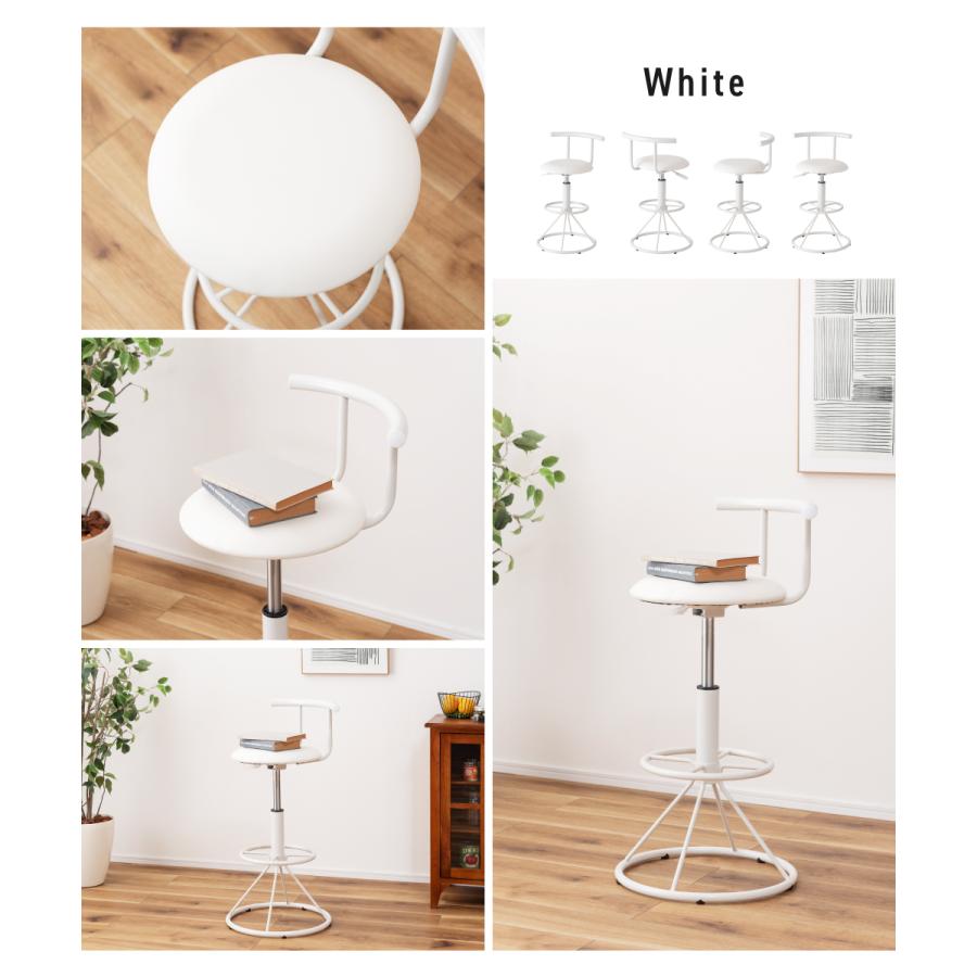 ニューヨーク カウンター チェアー / ハイ スツール キッチン バー 丸 椅子 回転式バースツール ダイニングチェアー 安い アジアン風