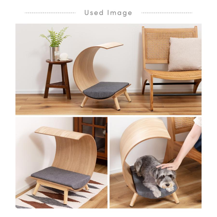 ペットハウス ペット用ベット カバー 洗える 犬 猫 ペット クッション付き 屋根付き 天然木 木製 かわいい 収納 おしゃれ 北欧 ミニベッド 小型犬 シンプル |  | 05