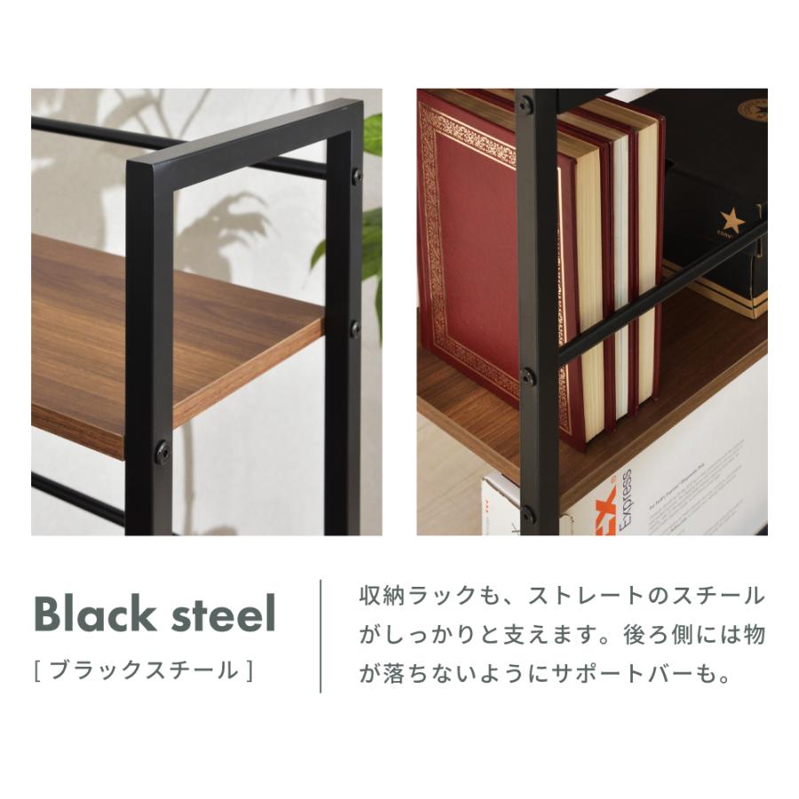 東谷 パソコンデスク 机 テーブル ゲーミングラック 幅120cm スチール