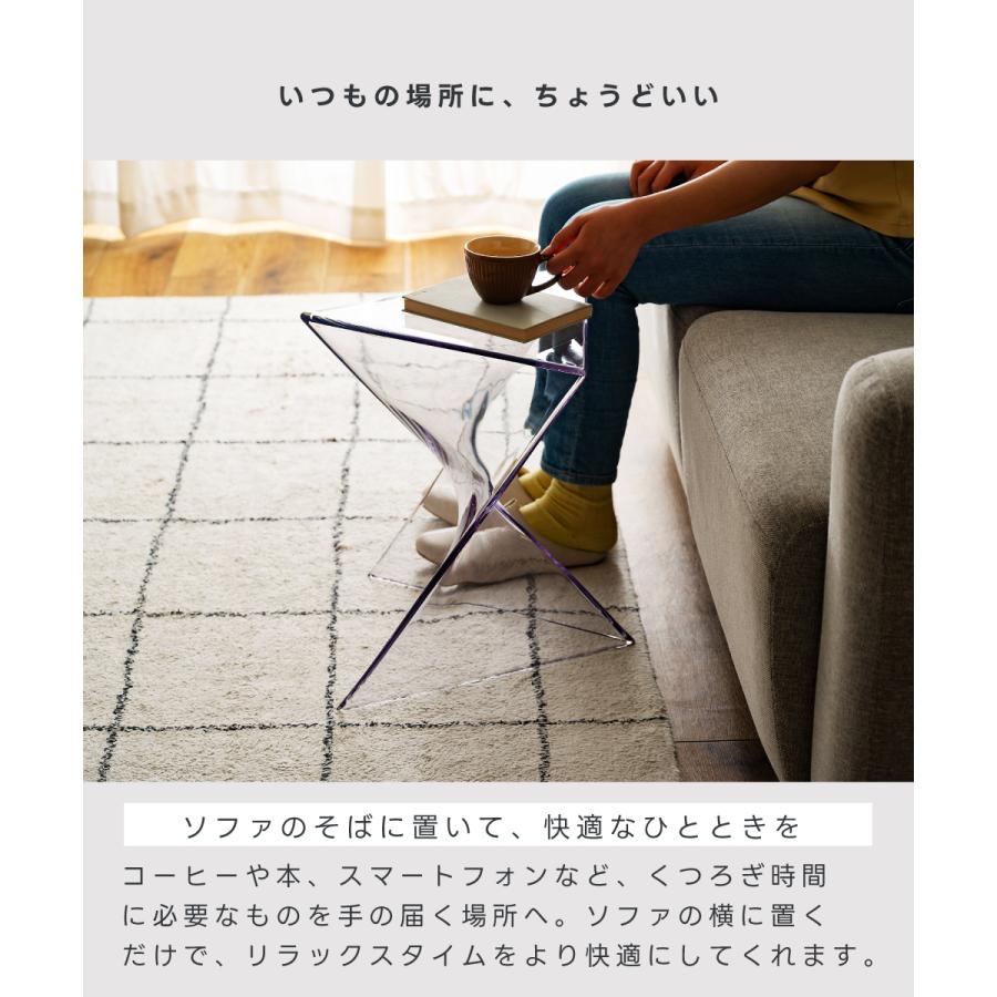 東谷 サイドテーブル スリム 幅40 おしゃれ ベッドサイドテーブル