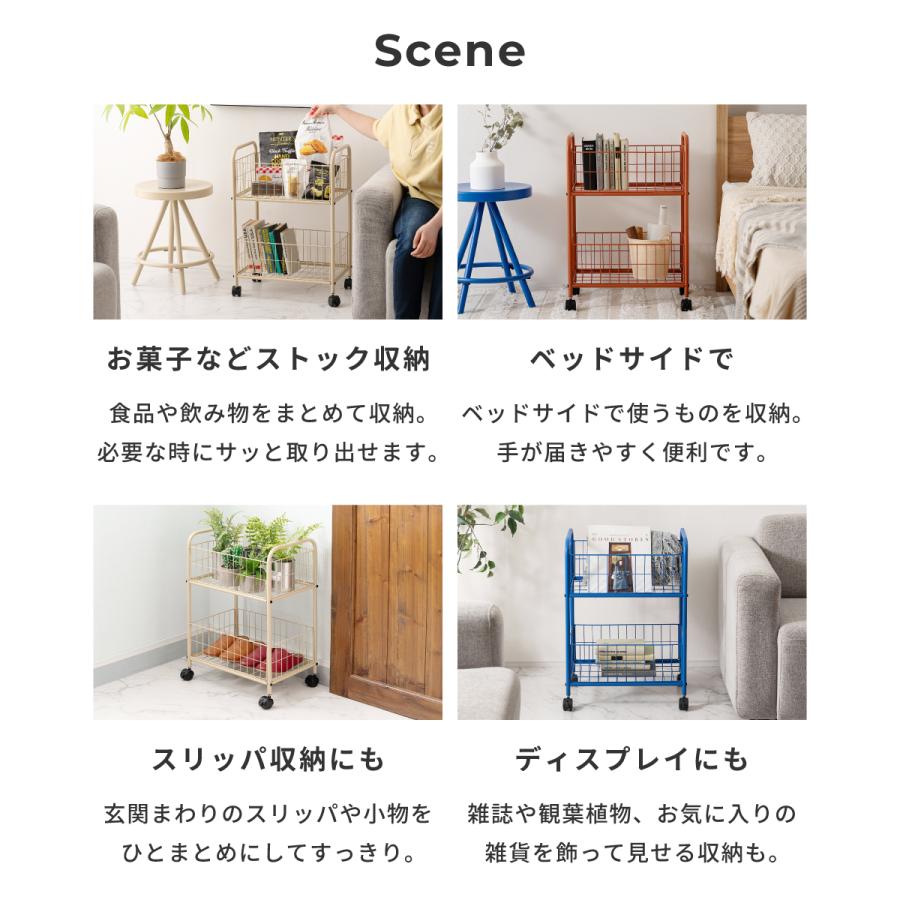 昭和レトロ オレンジ 商店 陳列棚 ラック ワゴン 4段 ジャンクガーデン 昭和レトロ オレンジ 商店 陳列棚 ラック ワゴン 4段 ジャンクガーデン