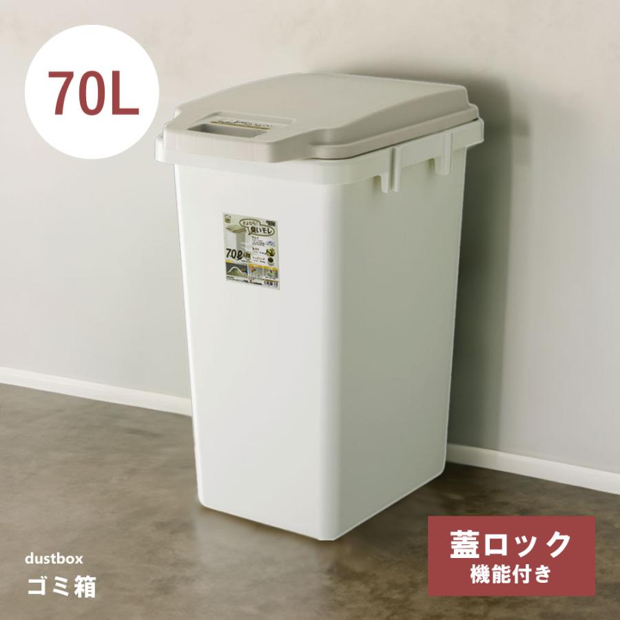 ゴミ箱 70リットル おしゃれ 分別 ごみ箱 ダストボックス 蓋付き スリム キッチン リビング フタ付き 生ゴミ オムツ 臭わない 連結可能 お手入れ 簡単 | 東谷