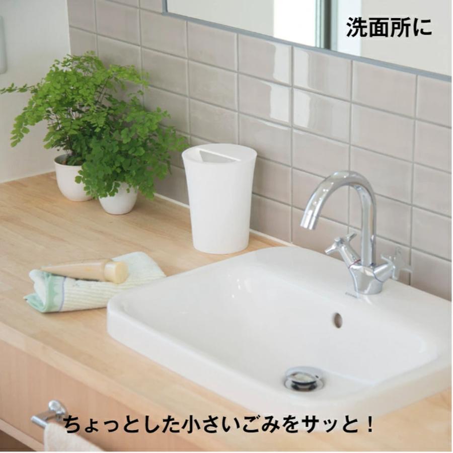 ゴミ箱 卓上ゴミ箱 1.8リットル 1.8L 丸 ダストボックス おしゃれ キッチン リビング 洗面所 シンプル ホワイト ブラック ブラウン |  | 02