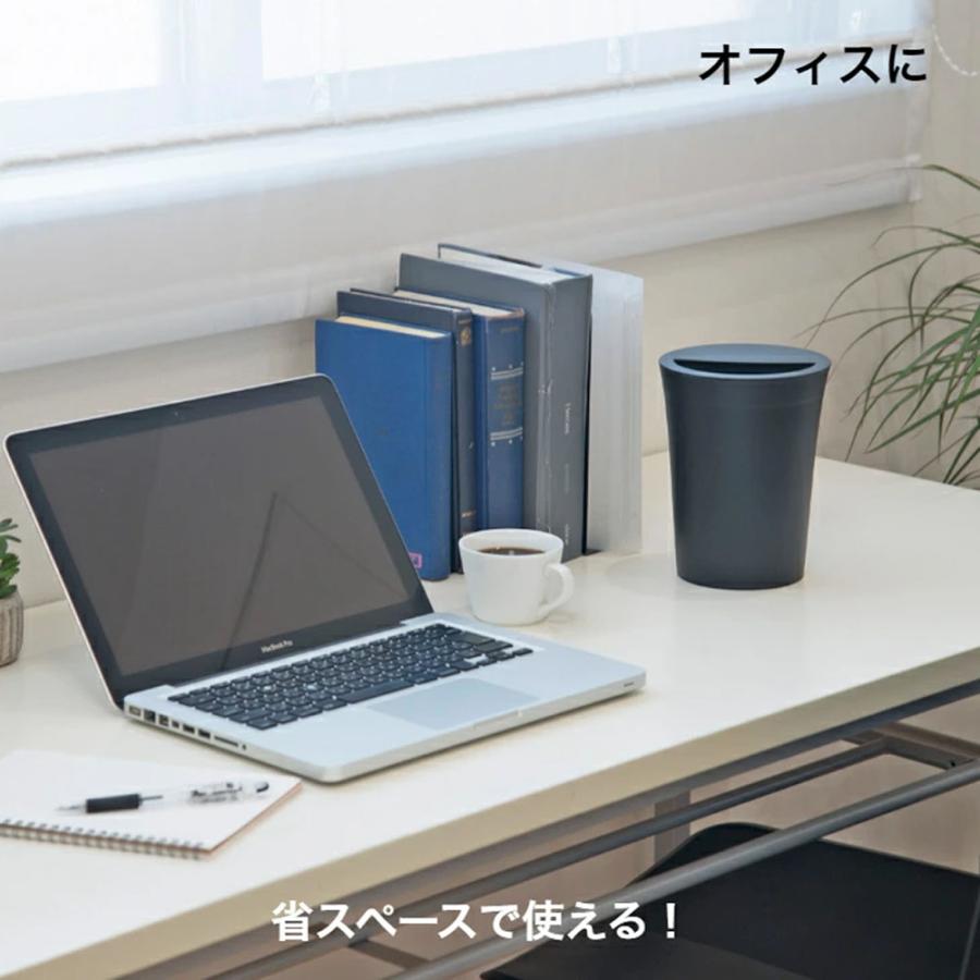 ゴミ箱 卓上ゴミ箱 1.8リットル 1.8L 丸 ダストボックス おしゃれ キッチン リビング 洗面所 シンプル ホワイト ブラック ブラウン |  | 03