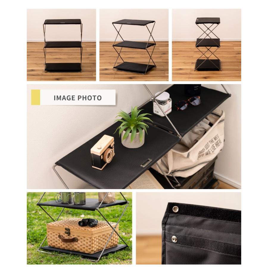 東谷 折りたたみラック コンパクト スリム キャンプ アウトドア