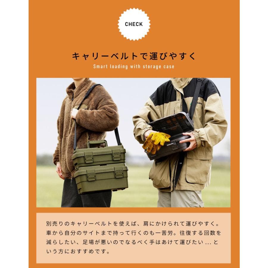 東谷 スタックカーゴ 2個セット 6.5L ツールボックス 工具箱 キャンプ