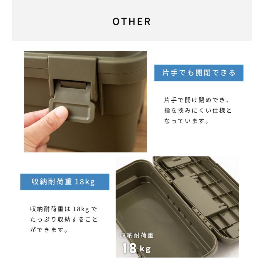 東谷 スタックカーゴ 6.5L ツールボックス 工具箱 キャンプ アウトドア