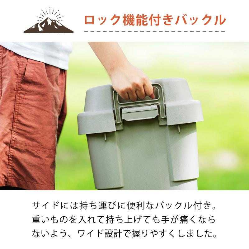 東谷 トランクカーゴ 容量20L 座れる 収納ボックス 収納ケース フタ