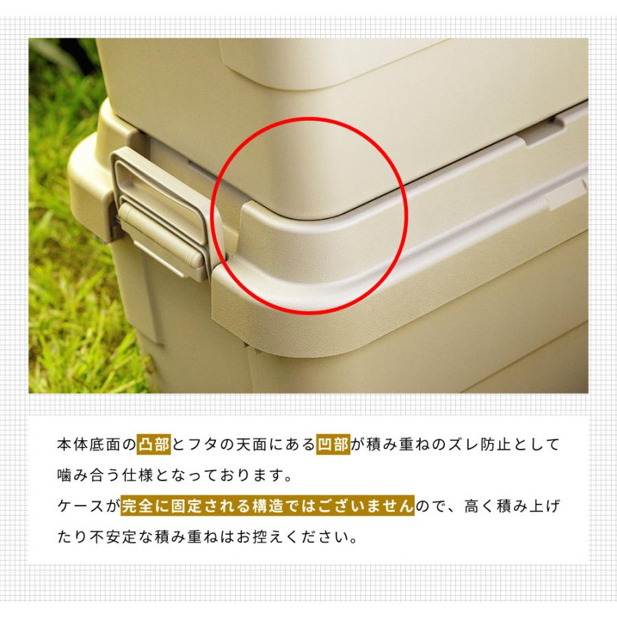 東谷 コンテナボックス 収納 2個セット キャンプ 20l スタッキング