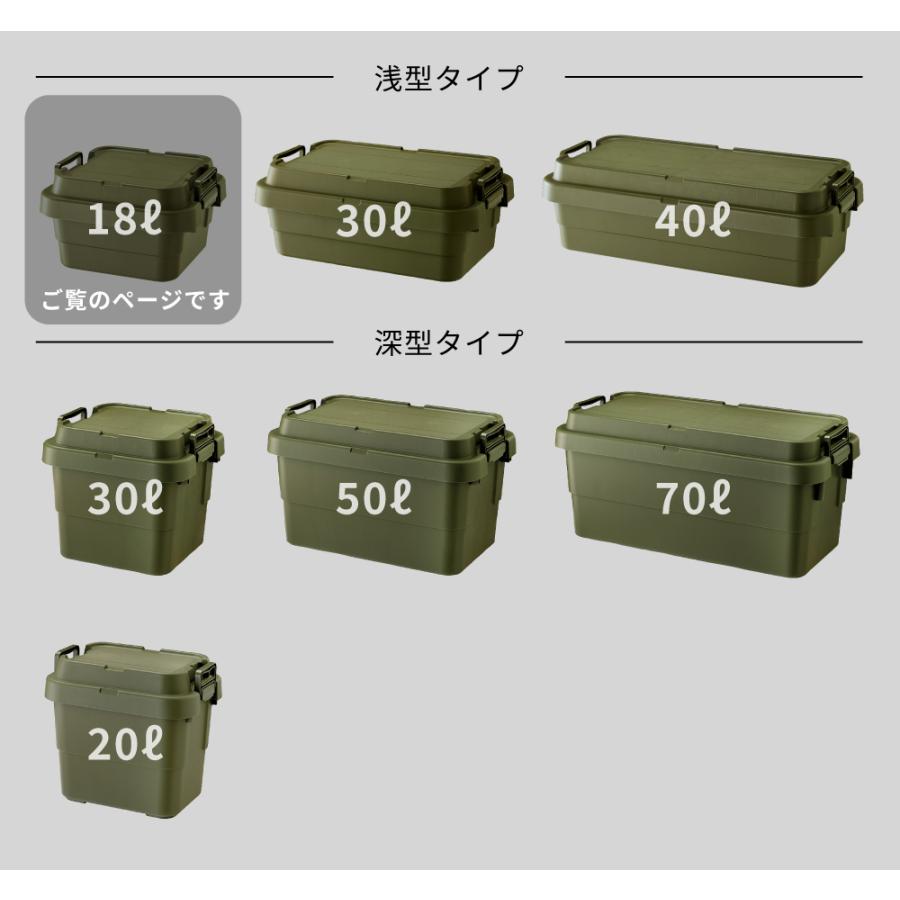 東谷 トランクカーゴ 容量18L 座れる 収納ボックス 収納ケース フタ