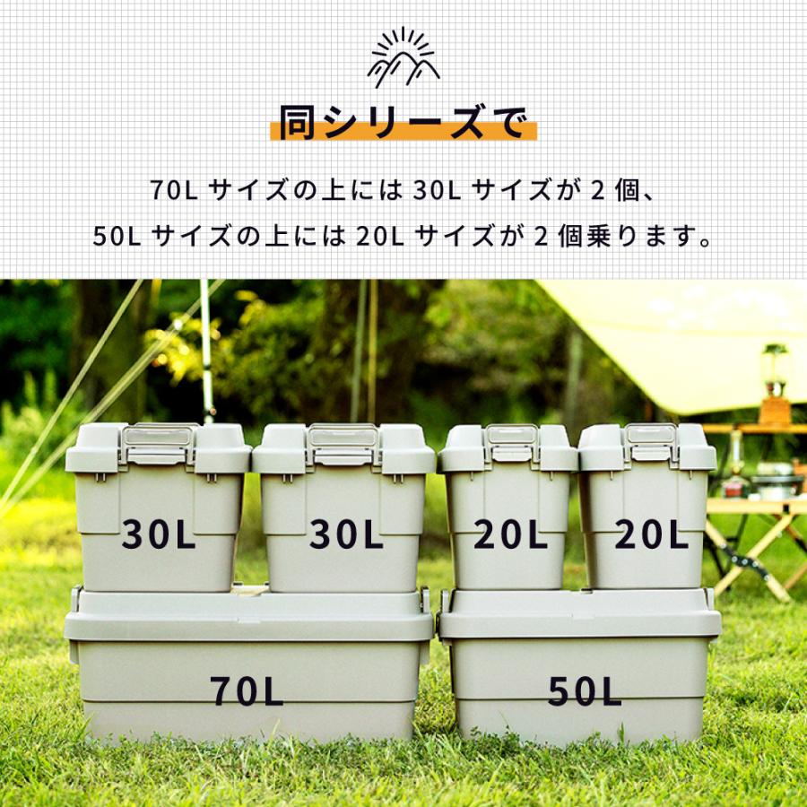 東谷 コンテナボックス 容量50L 2個セット 収納ボックス 収納ケース