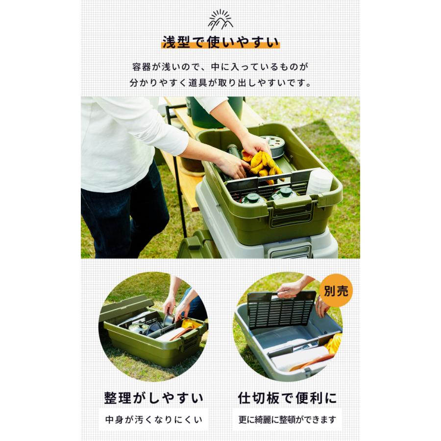 東谷 収納コンテナ キャンプ トランクカーゴ 容量30L 2個セット