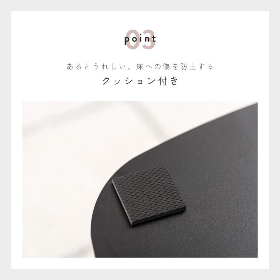 東谷 サイドテーブル おしゃれ 40×40 ベッドサイド 角丸 北欧 木目 黒
