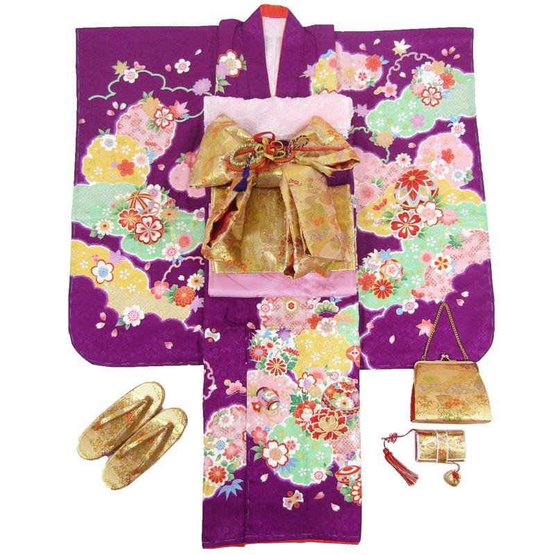 七五三女の子7歳着物20点セット正絹asbo03 : 京の舞姿 - 通販