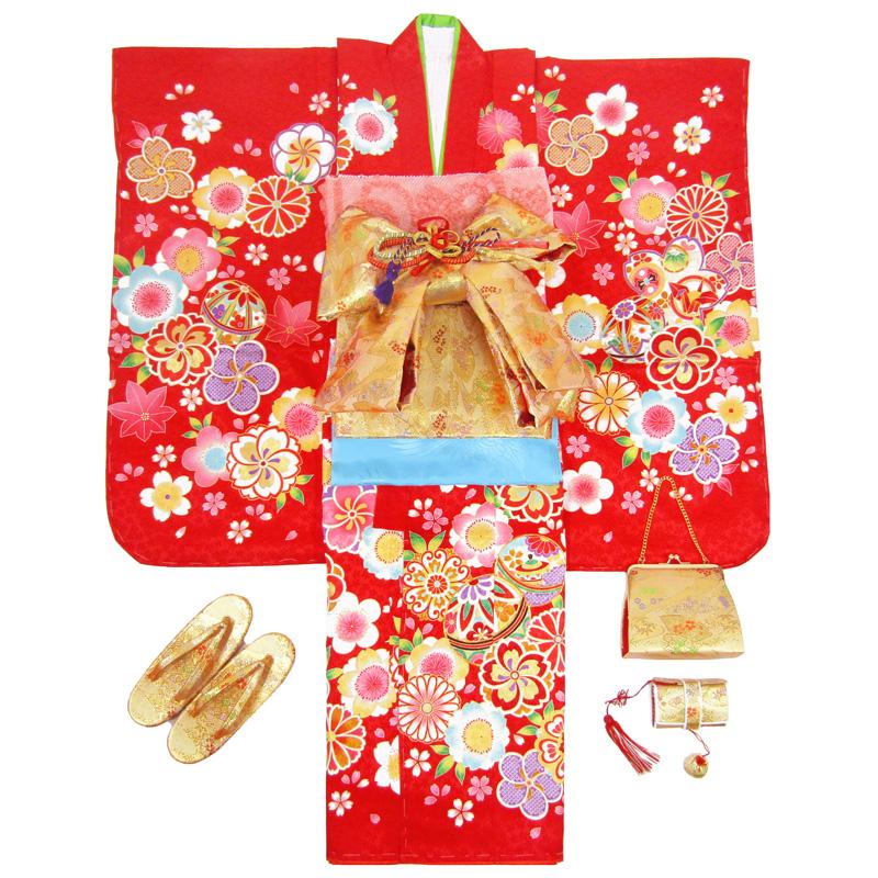 七五三女の子7歳着物20点セット正絹asbo12 : 京の舞姿 - 通販