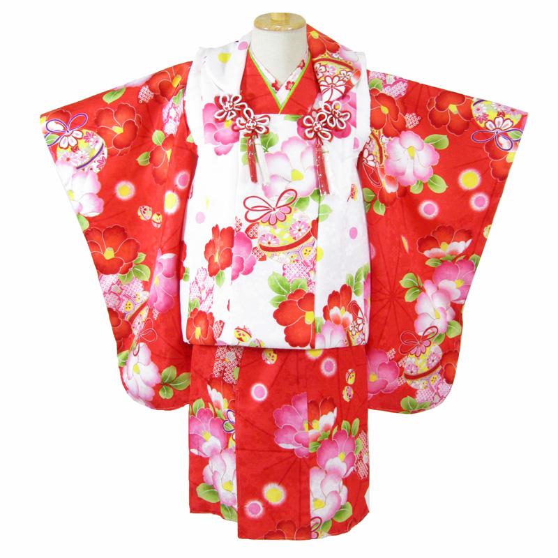 七五三　着物8点セット　3歳用 七五三女の子3歳着物8点セットcgm03 : 京の舞姿 - 通販