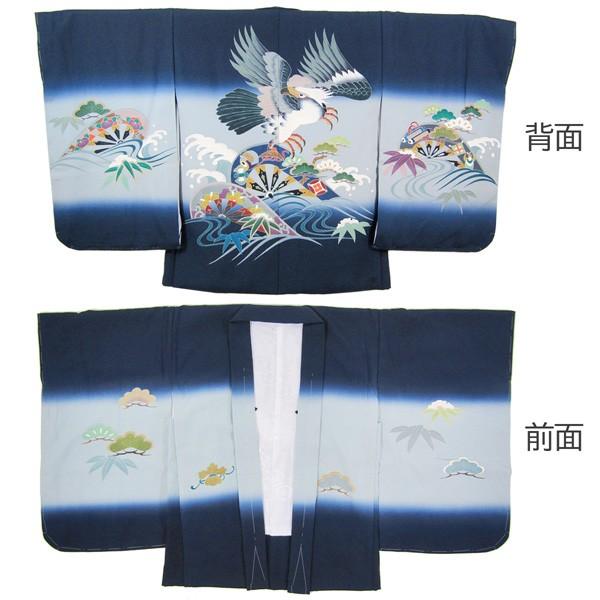 七五三　5歳羽織着物（正絹）　9点セット 七五三5歳男の子 正絹羽織着物3点セット hokm01 : 京の舞姿