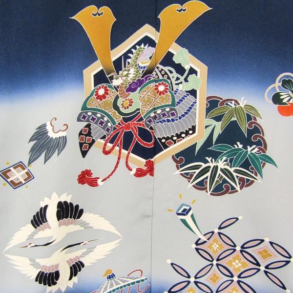 七五三5歳男の子 正絹羽織着物3点セット hokm02 : 京の舞姿 - 通販