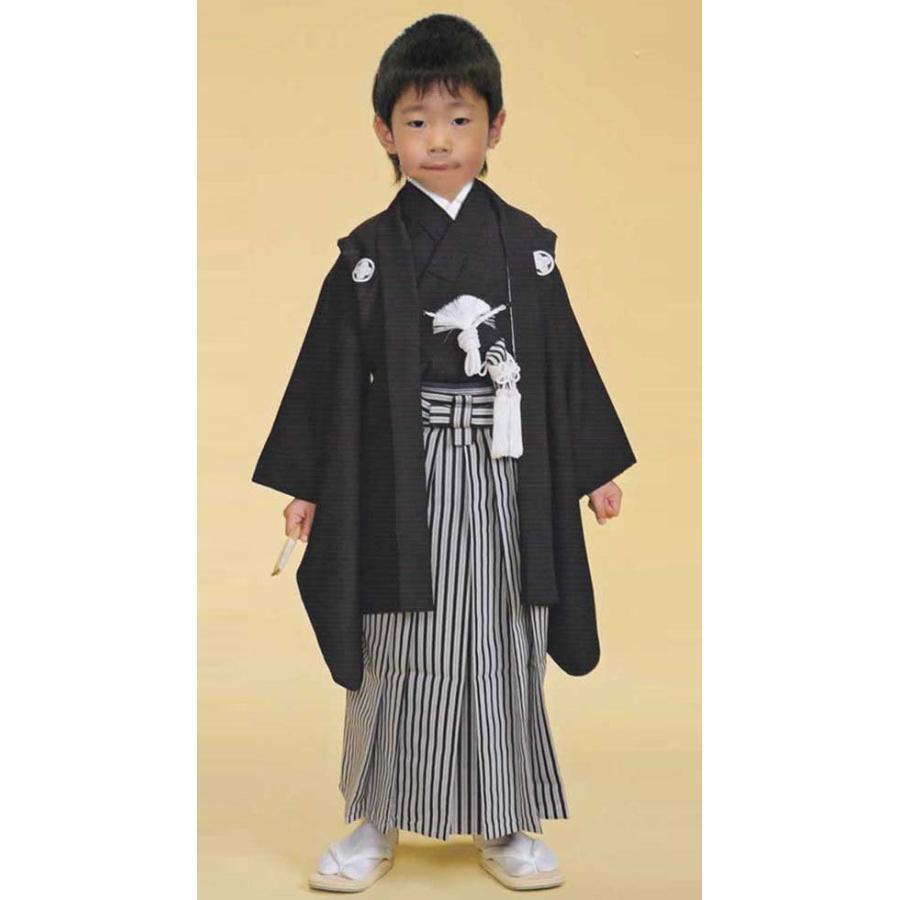 男の子3歳着物袴11点セット合繊（家紋入れ込み） : 京の舞姿 - 通販 